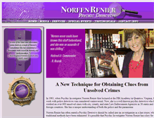 Tablet Screenshot of noreenrenier.com